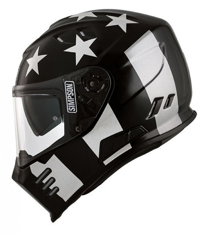 Мотошлем интеграл Simpson Venom Stingrae 06  18601-XS-181