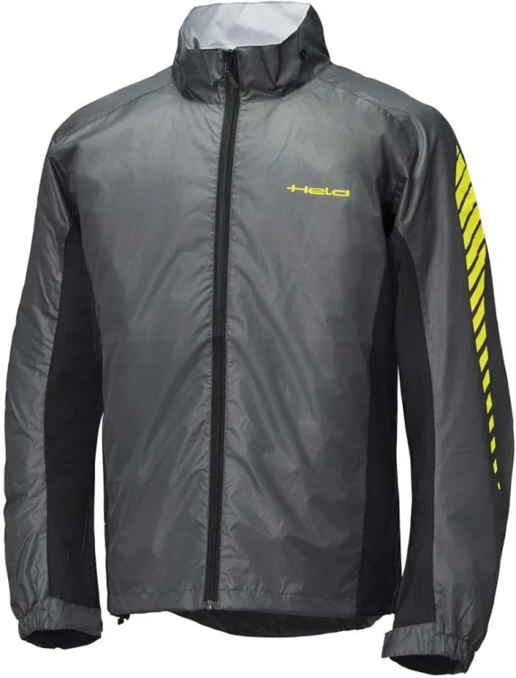 мотодождевик - куртка Held Wet Tour 2 Темно-серый/Черный/Флуоресцентный желтый 062585-00-28