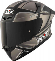 Мотошлем интеграл KYT TT-Revo Tourist Матовый серый Y6TR0013.2