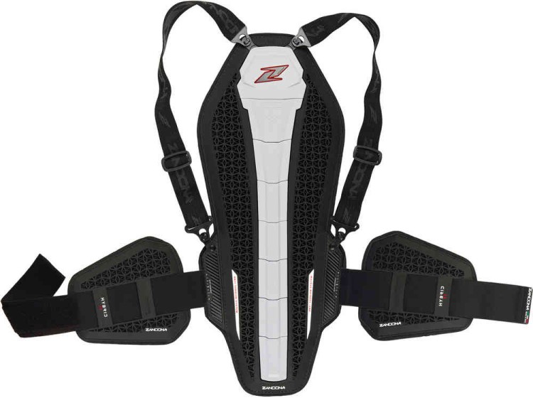 Мотозащита Zandona Hybrid Back Pro RS X8 Черный/Белый 1308RSWEUNBK