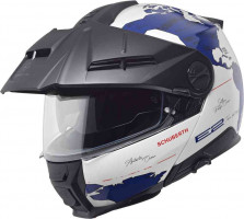 Мотошлем для мотокросса и эндуро Schuberth E2 Atlas Белый/Синий 4179103360