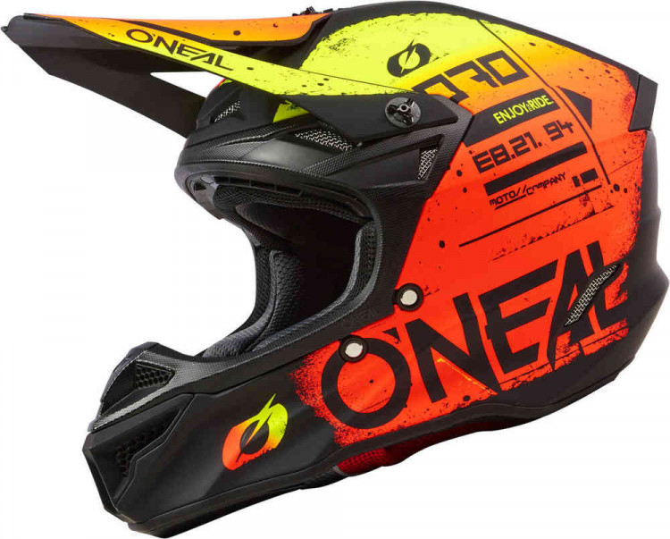 Мотошлем для мотокросса и эндуро Oneal 5SRS Scarz  0628-061