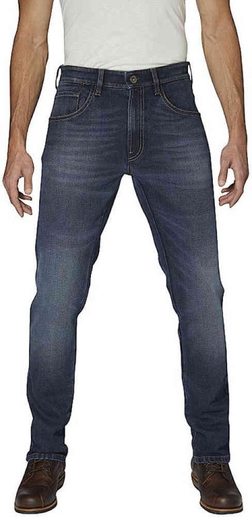 Мотоштаны текстильные мужские Rokker Rokkertech Tapered Slim Blue