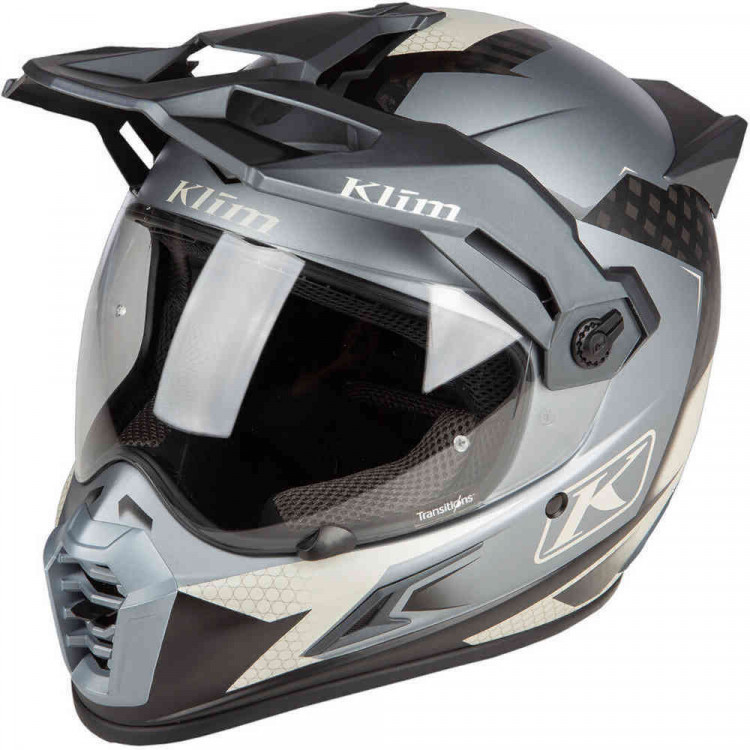 Мотошлем для мотокросса и эндуро Klim Krios Pro Charger ECE/DOT Carbon Серый/Черный 3610-001-110-013