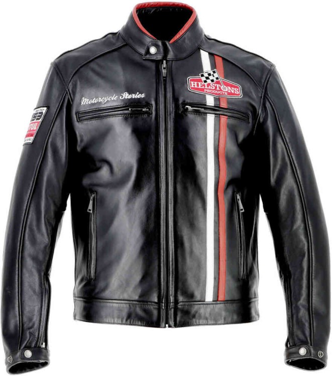 Мотокуртка кожаная мужская Helstons Jay Motul Edition