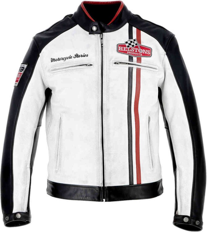 Мотокуртка кожаная мужская Helstons Jay Motul Edition