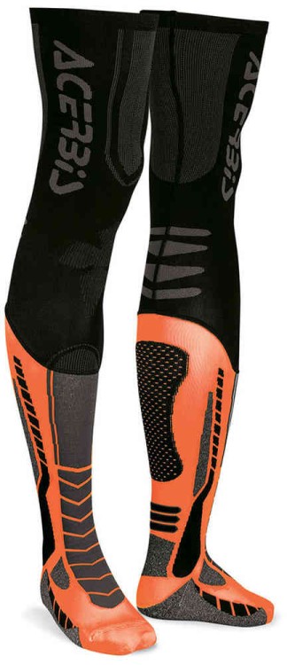 термобелье - носки Acerbis X-Leg Pro Черный/Оранжевый 0021693.313.063