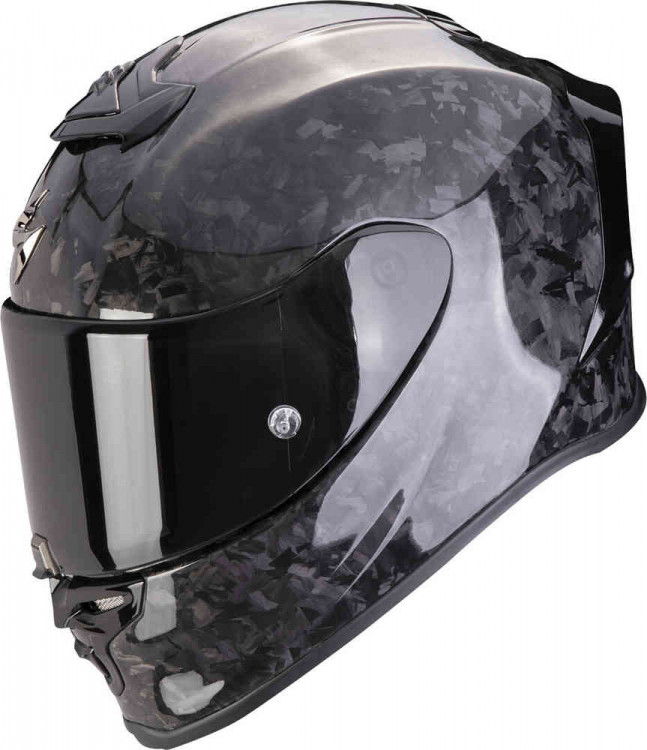 Мотошлем интеграл Scorpion EXO-R1 Evo Carbon Air Onyx Черный 110-429-03-02