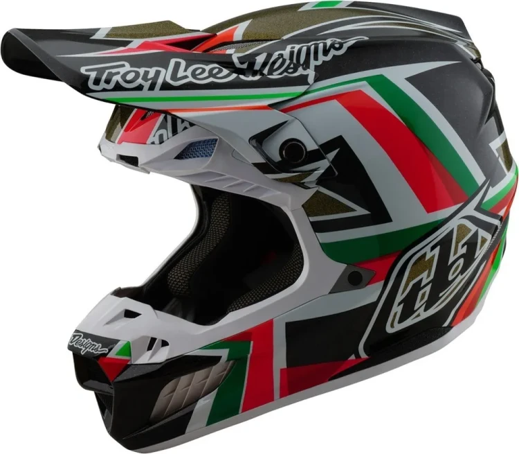 Мотошлем для мотокросса и эндуро Troy Lee Designs SE5 Carbon MIPS Labyrinth