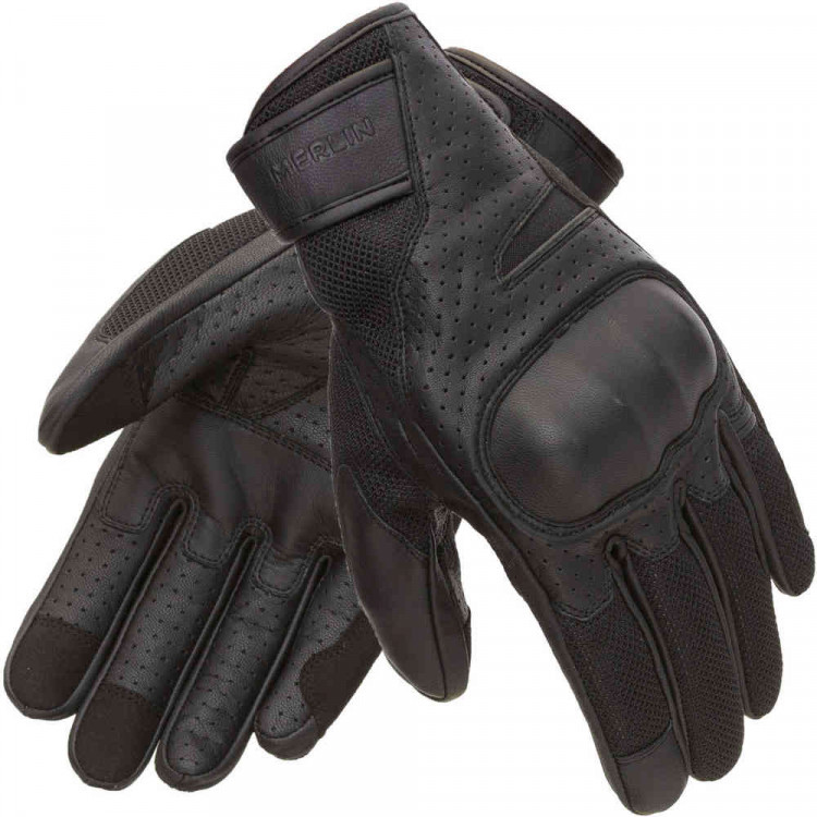 Мотоперчатки для города, спорта и туринга Merlin Griffin Urban D3O  MLG054-BLK-SML