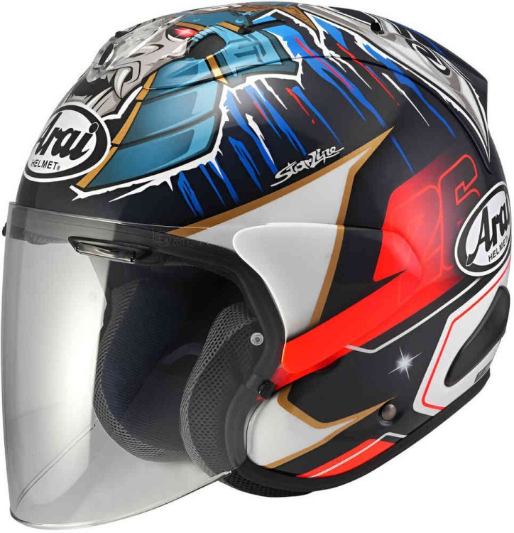 Мотошлем открытый Arai SZ-R VAS Pedrosa Shogun  8009578001