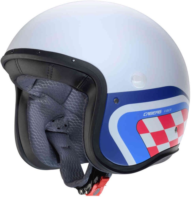 Мотошлем открытый Caberg Freeride X Daytona белый матовый/красный/синий CA20020031-XS