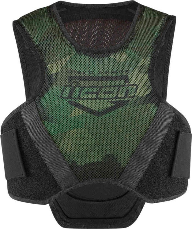 Мотозащита Icon Field Armor Softcore Черный/Зеленый 27020281