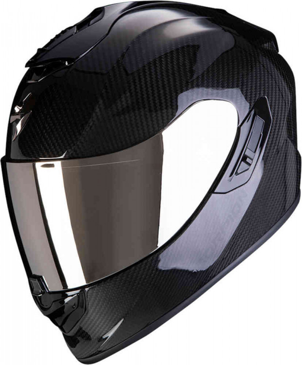Мотошлем интеграл Scorpion Exo-1400 Evo 2 Carbon Air Solid Черный 140-261-03-02