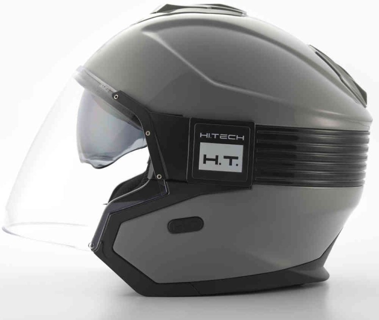 Мотошлем открытый Blauer Hacker BTR Серый/Черный 12CBKH010090-H00034-H03-XL