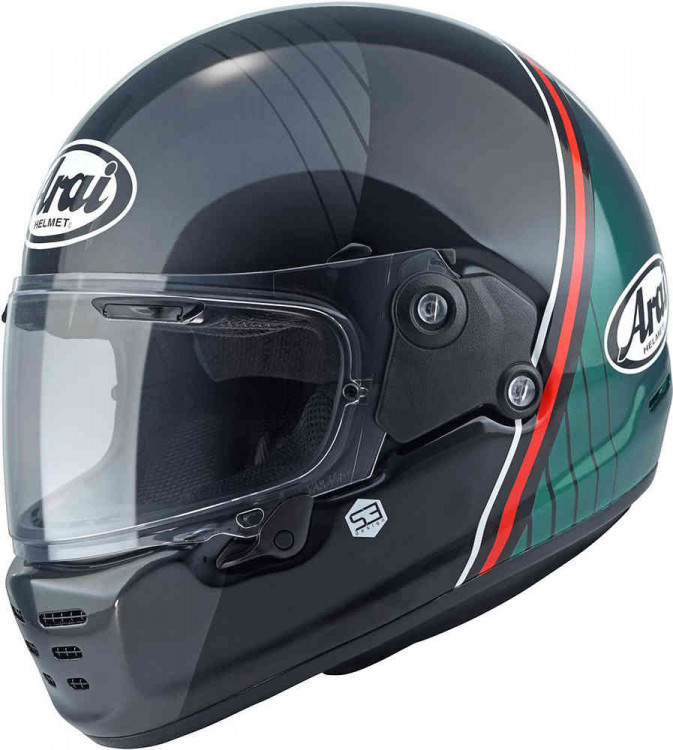 Мотошлем интеграл Arai Concept-XE Temu Зеленый/Черный 8009092006