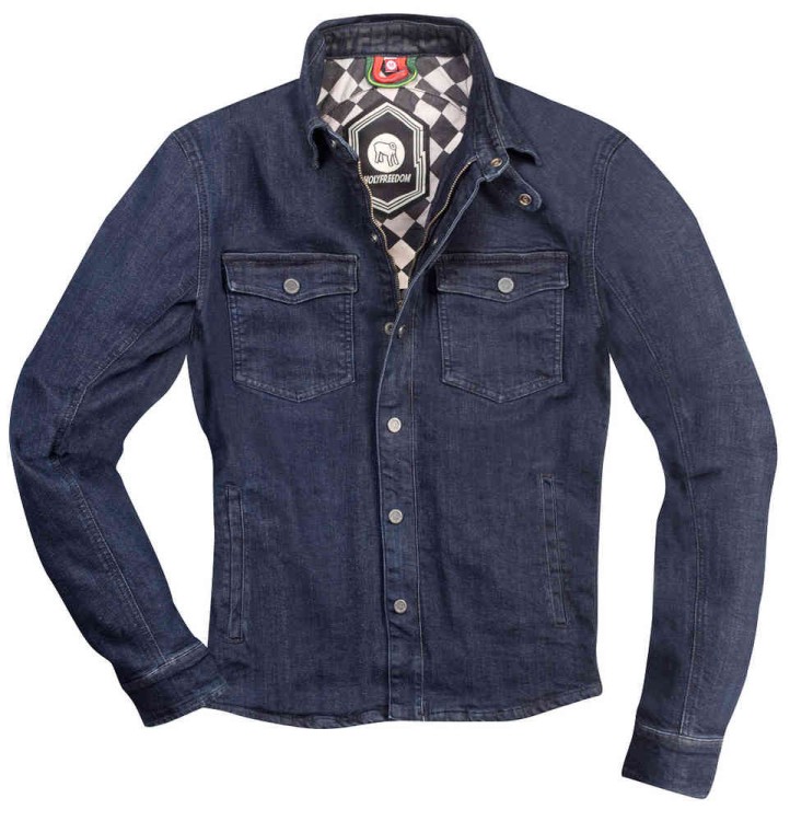 Мотокуртка текстильная мужская HolyFreedom Genoa Blue