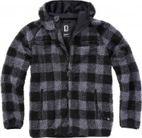 Куртка Brandit Teddyfleece Worker Черный/Серый 5024-28-L