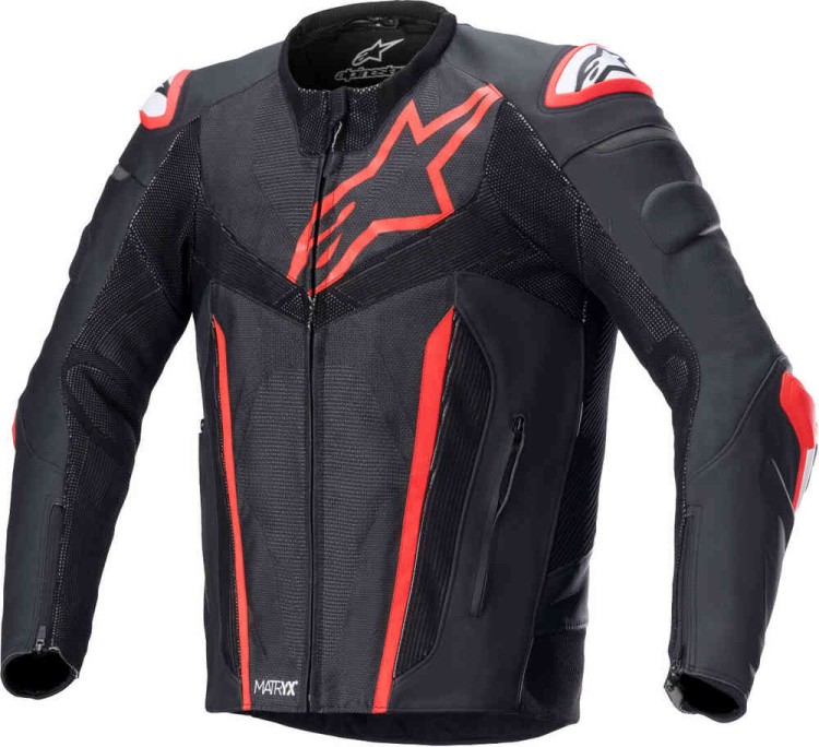 Мотокуртка кожаная мужская Alpinestars Fusion