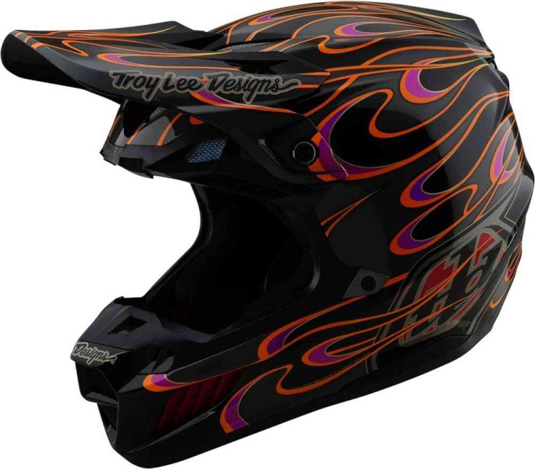 Мотошлем для мотокросса и эндуро Troy Lee Designs SE5 Composite MIPS Torched