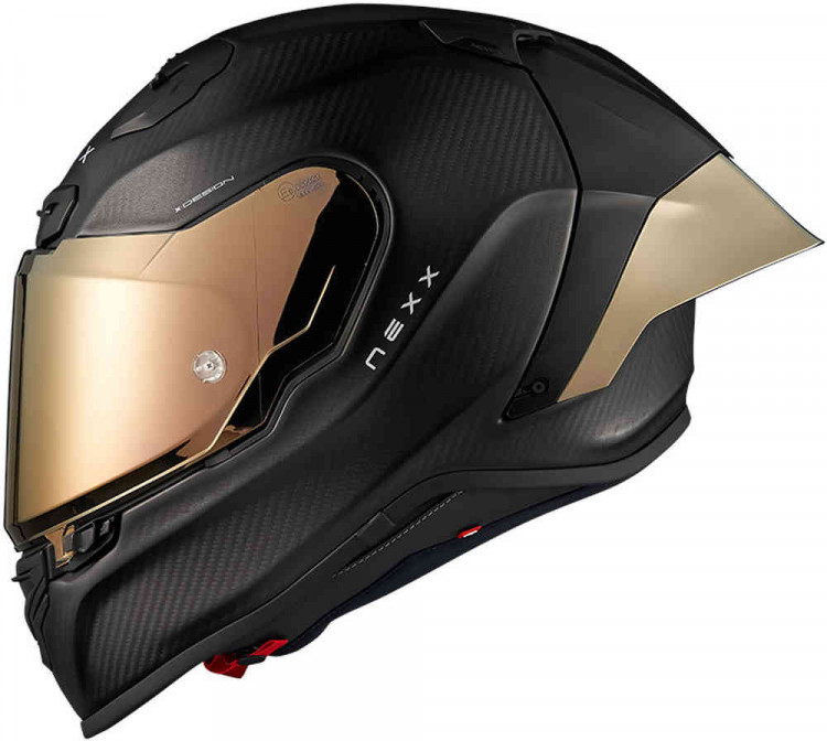 Мотошлем интеграл Nexx X.R3R Zero Pro 2 Черный матовый/золотой 01XR3234138100XS