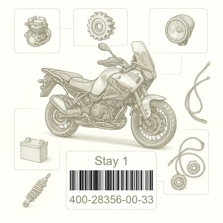400-28356-00-33 Stay 1, Yamaha Номер детали 400-28356-00-33, 400283560033
