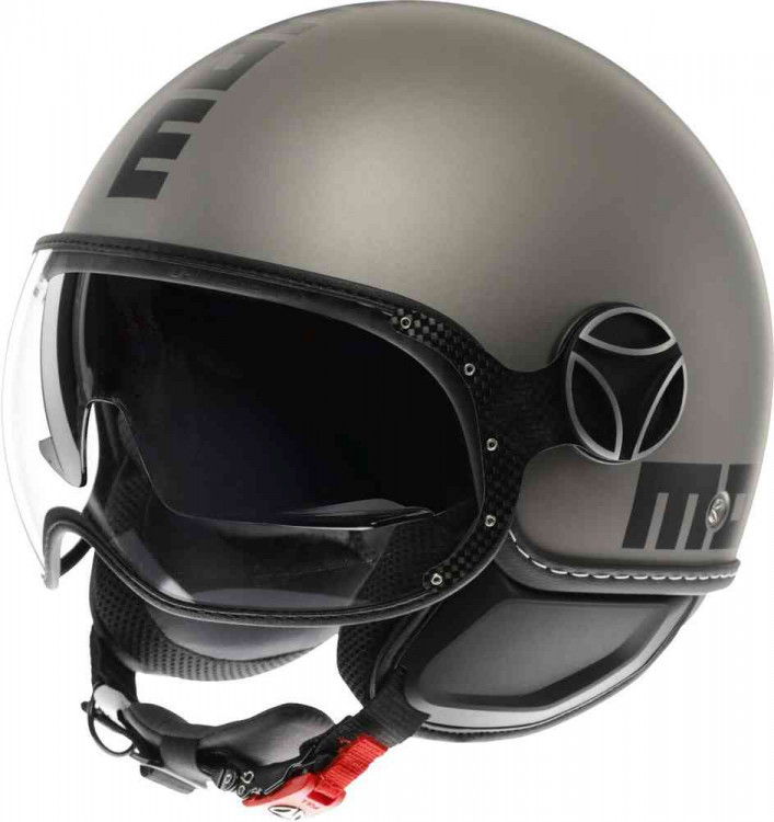 Мотошлем открытый MOMO FGTR Evo Mono Матовый титановый 184A8006-004-XS