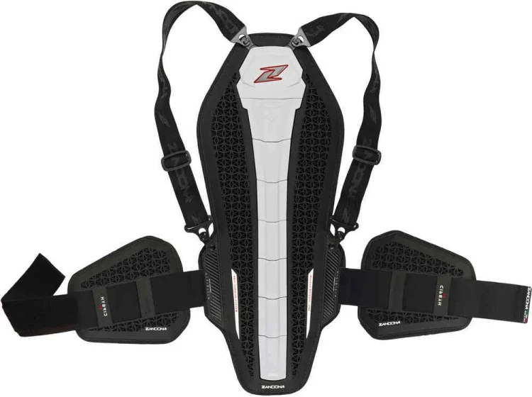 Мотозащита Zandona Hybrid Back Pro RS X8 Черный/Белый 1308RSWEUNBK