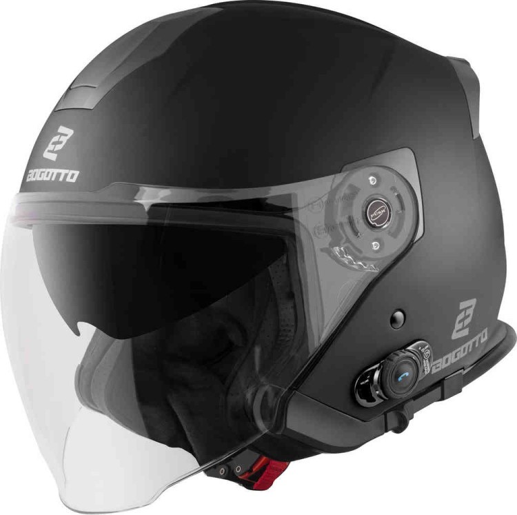 Мотошлем открытый Bogotto H586 BT Solid  2099900208508