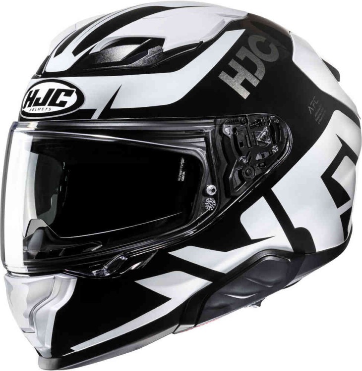 Мотошлем интеграл HJC F71 Bard Черный/Белый 15880506