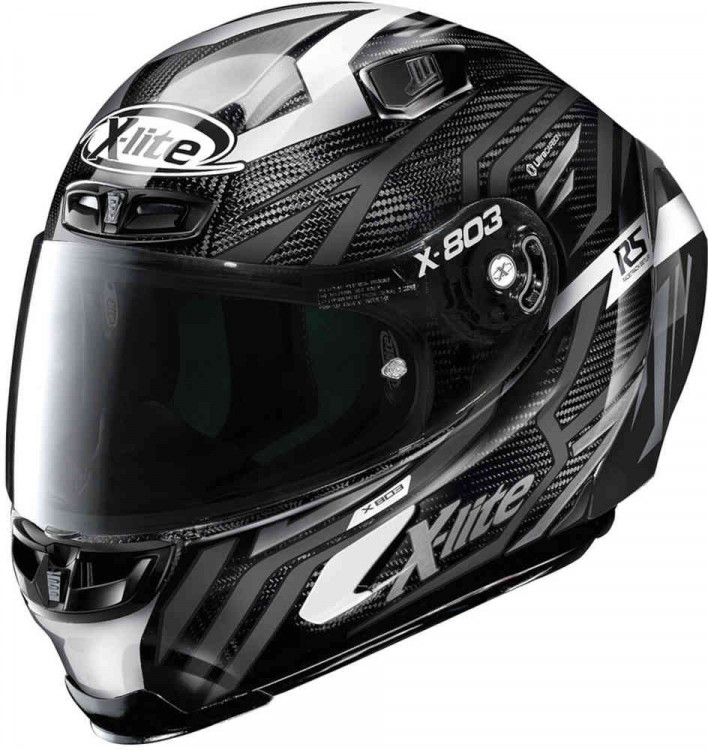 Мотошлем интеграл X-Lite X-803 RS Ultra Carbon Deception  U8R0005960779