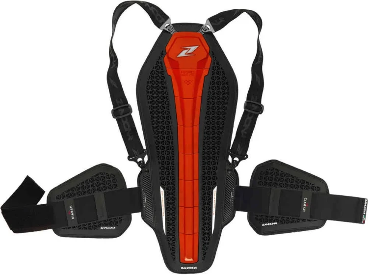 Мотозащита Zandona Hybrid Back Pro RS X8 Черный/Красный 1308RSRDUNBK