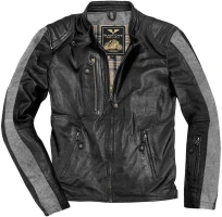 Мотокуртка кожаная Black-Cafe London Vintage