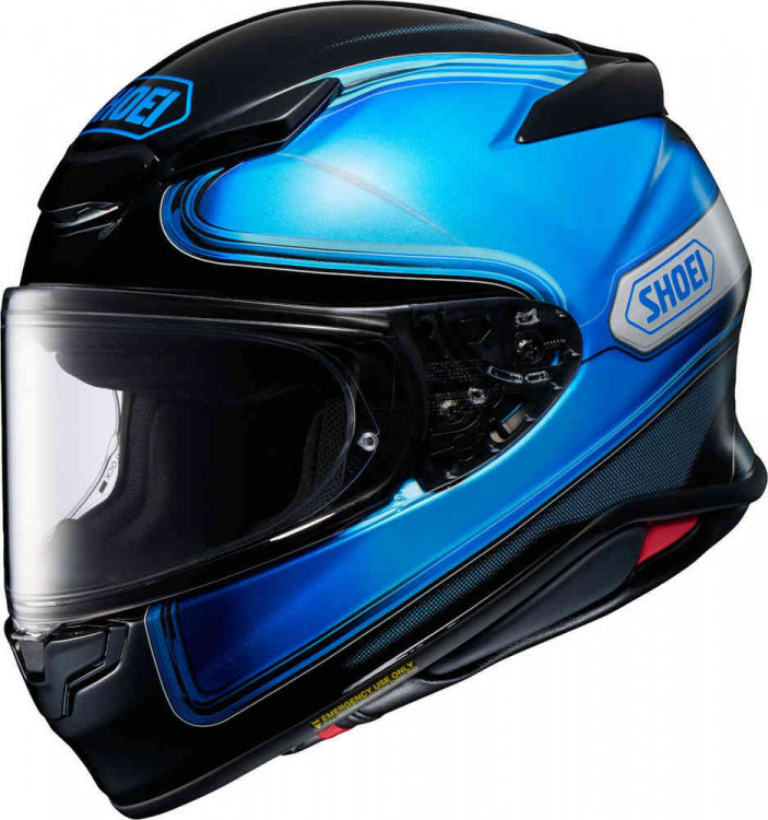 Мотошлем интеграл Shoei NXR 2 Sheen Черный/Синий 11 16 119 1