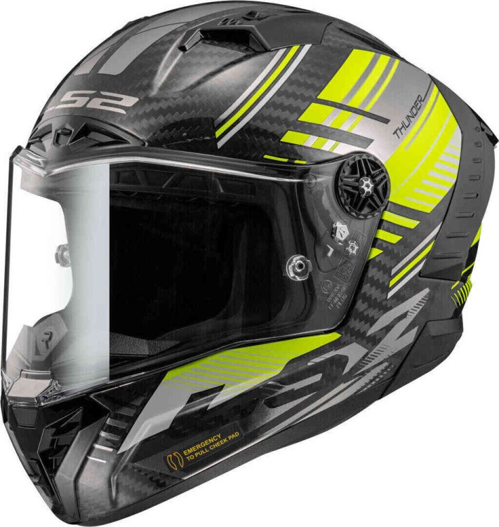 Мотошлем интеграл LS2 FF805 Thunder Volt Carbon