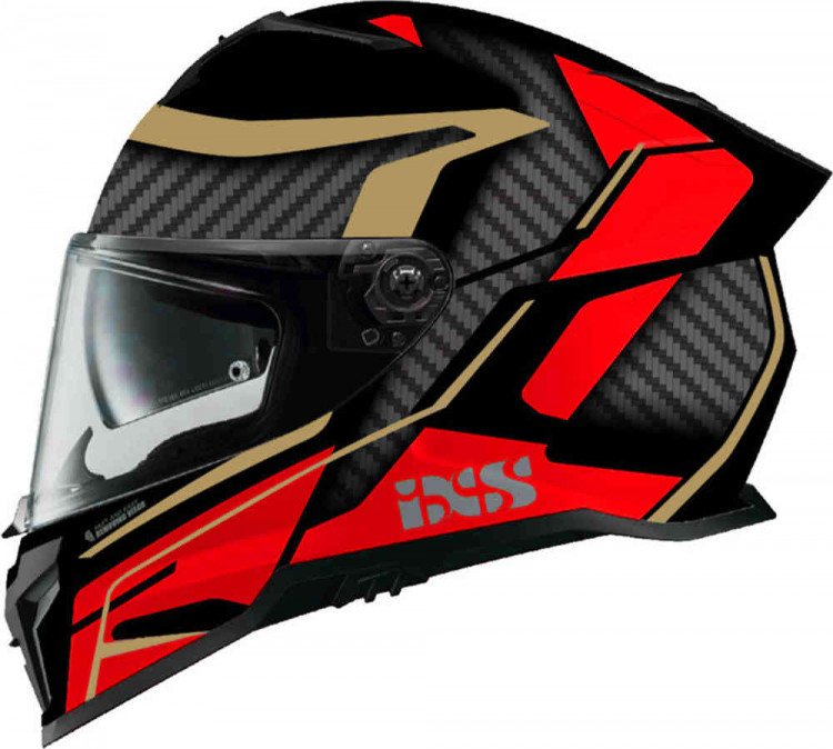 Мотошлем интеграл IXS iXS912 SV 2.0 Blade Черный матовый/Красный X14094-M32-XS