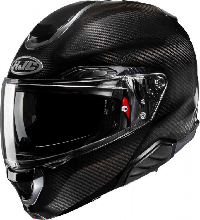 Мотошлем модуляр HJC RPHA 91 Carbon Solid Черный 14793006