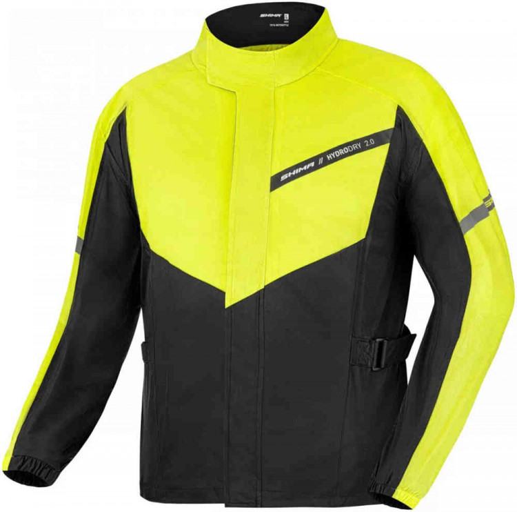 мотодождевик - куртка SHIMA HydroDry 2.0  HYDRODRY-2.0-JKT-BLK-FL-XS