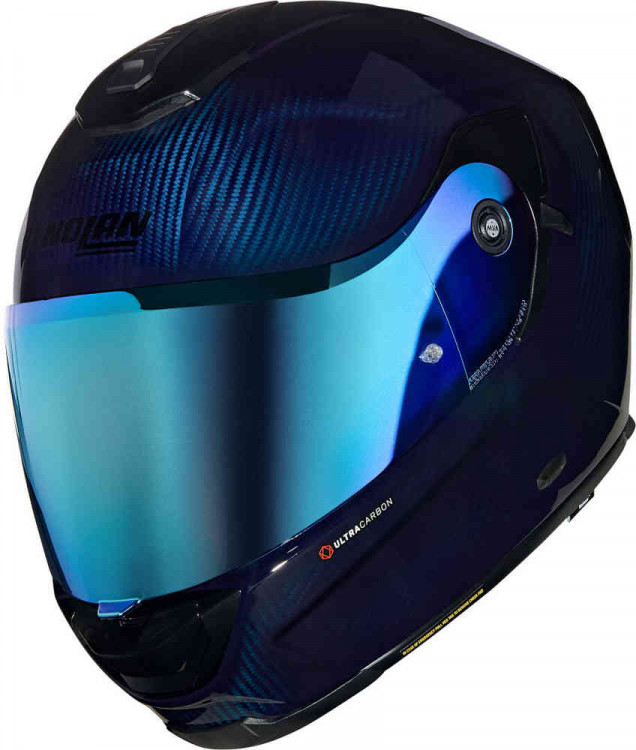 Мотошлем интеграл Nolan X-903 Ultra Carbon Liquido N-Com Синий X9U0008453289