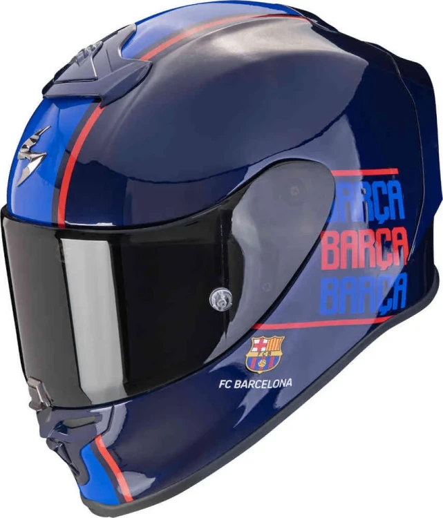 Мотошлем интеграл Scorpion Exo-R1 Evo Air FC Barcelona