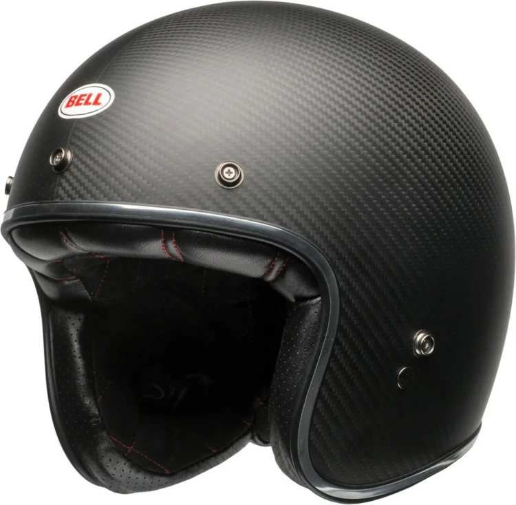 Мотошлем открытый Bell Custom 500 Carbon Solid