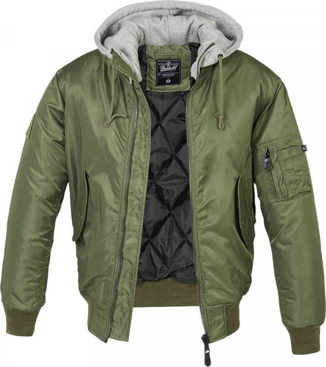 Куртка Brandit MA1 Sweat Оливковый 3150-136-S