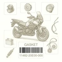 11482-20E00-000 GASKET,CLUTCH COVER, Suzuki Номер детали 11482-20E00-000, 1148220E00000, 11482-20E00, 1148220E00, 11482 20E00