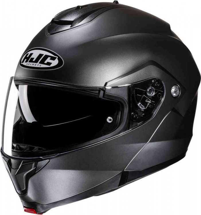Мотошлем модуляр HJC C91N Solid Матовый титановый 10719506