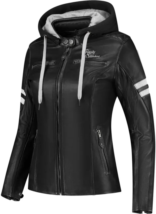 Мотокуртка кожаная женская Rusty Stitches Joyce Hooded V2
