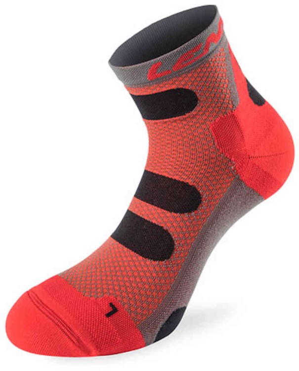 термобелье - носки Lenz Compression 4.0 Low Красный 139-43