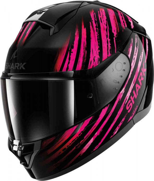 Мотошлем интеграл Shark Ridill 2 Assya Черный/Фиолетовый HE1120E-KVV-S