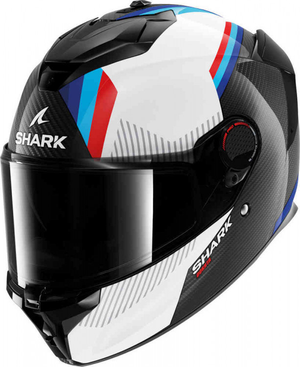 Мотошлем интеграл Shark Spartan GT Pro Dokhta Carbon Черный/Белый/Синий HE1306E-DWB-XS