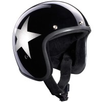Мотошлем открытый Bandit Jet Star Black