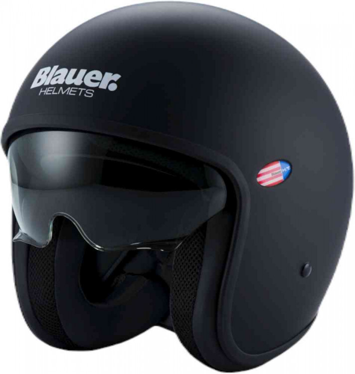 Мотошлем открытый Blauer Pilot 1.1 Mono 06 Черный 12CBKHU01077-H00002-H07-XL